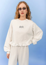 Load image into Gallery viewer, EASY LIVING SWEATER WHITE ARPYES