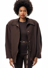 Load image into Gallery viewer, SIA BOMBER JACKET BROWN A PIECE OF ME