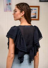 Φόρτωση εικόνας στο εργαλείο προβολής Συλλογής, PLANTAIN FRILLED TOP DARK BLUE ARPYES