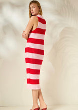 Load image into Gallery viewer, ‘MEROPE’ COTTON KNITTED DRESS PINK MAMOUSH