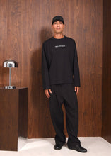 Load image into Gallery viewer, SELF CONTROL LONG SLEEVE T-SHIRT BLACK ARPYES