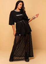 Load image into Gallery viewer, T-shirt Blouse Black Unplugged Κοντομάνικο Μπλουζάκι Petit Boutik