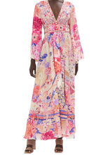 Φόρτωση εικόνας στο εργαλείο προβολής Συλλογής, Silvia kimono-sleeve shirring maxi dress MISS ROSIER