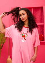 Φόρτωση εικόνας στο εργαλείο προβολής Συλλογής, Reina T-shirt Dress “Petit Cocktail” Ροζ Κοντομάνικο Φόρεμα με Τσέπες & Ζώνη Petit Boutik