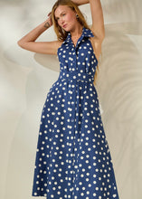 Load image into Gallery viewer, KONSTANTINA DRESS BLUE MAMOUSH