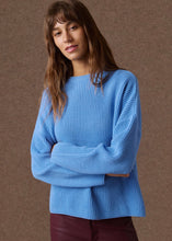 Load image into Gallery viewer, ‘KAIA’ ΠΛΕΚΤΗ ΜΠΛΟΥΖΑ (BABY BLUE) MAMOUSH
