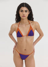 Load image into Gallery viewer, AZALEA BIKINI SHINY PURPLE/TERRACOTTA SUNSETGO