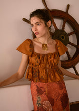 Load image into Gallery viewer, ARLETH TOP BROWN (BEADED COTTON) NIDODILEDA