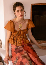 Load image into Gallery viewer, ARLETH TOP BROWN (BEADED COTTON) NIDODILEDA