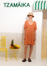Φόρτωση εικόνας στο εργαλείο προβολής Συλλογής, CHILL ISLAND MINI KNITTED DRESS ORANGE ARPYES