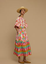 Load image into Gallery viewer, MAXI DRESS NAXOS (NAXOS CUSHION MULTI BEIGE PRINT) MELIΤTA
