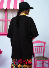 Load image into Gallery viewer, T-shirt Blouse Μαύρο “Petit Boutik” Κοντομάνικο Μπλουζάκι Petit Boutik