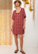 Φόρτωση εικόνας στο εργαλείο προβολής Συλλογής, CHILL ISLAND MINI KNITTED DRESS BORDEAUX ARPYES