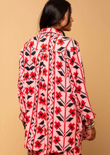 Load image into Gallery viewer, Maya Shirt Pink Pixel Flowers Πουκάμισο Petit Boutik