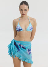 Load image into Gallery viewer, TEMPTATION BIKINI AQUA FLORAL SUNSETGO