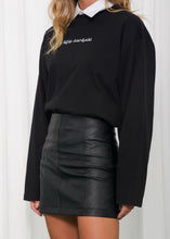 Load image into Gallery viewer, SELF CONTROL LONG SLEEVE T-SHIRT BLACK ARPYES