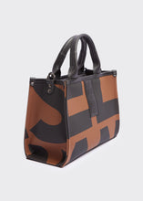 Load image into Gallery viewer, In The Name Crosstote Mini EA Logo Brown Elena Athanasiou