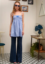 Φόρτωση εικόνας στο εργαλείο προβολής Συλλογής, BREADFRUIT MINI DRESS BLUE ARPYES