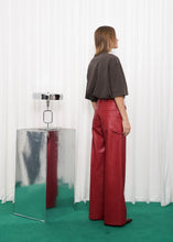 Φόρτωση εικόνας στο εργαλείο προβολής Συλλογής, PURPOSE FAUX LEATHER PANTS RED ARPYES