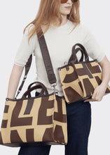 Φόρτωση εικόνας στο εργαλείο προβολής Συλλογής, Crosstote Large EA Logo Vanilla Elena Athanasiou