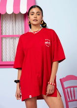 Load image into Gallery viewer, T-shirt Blouse Κόκκινο “Petit Girls Club” Κοντομάνικο Μπλουζάκι Petit Boutik