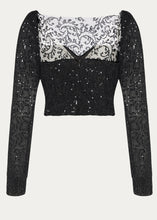 Load image into Gallery viewer, DIEM BUSTIER (BALCONETTE SEQUINED PLEATED) NIDODILEDA