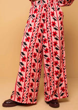 Load image into Gallery viewer, Lisa Pants Pink Pixel Flowers με Τσέπες Petit Boutik
