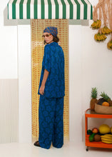 Load image into Gallery viewer, HIBISCUS PANTS BLUE ARPYES