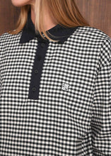 Load image into Gallery viewer, OBSERVER POLO BLOUSE BLACK ARPYES