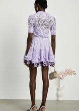 Load image into Gallery viewer, Lisette faux-floral embellished top & skirt matching set MISS ROSIER