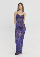 Load image into Gallery viewer, VENUS MAXI DRESS MIDNIGHT FLORAL SUNSETGO