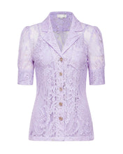 Load image into Gallery viewer, Lisette faux-floral embellished top & skirt matching set MISS ROSIER