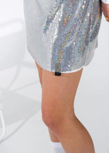 Load image into Gallery viewer, PAMELA SEQUIN DRESS SILVER ARPYES