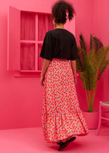 Φόρτωση εικόνας στο εργαλείο προβολής Συλλογής, Kiara Skirt Vis Pink Cherries Φούστα Petit Boutik