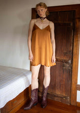 Load image into Gallery viewer, AUTUMN MINI DRESS TABAC (SATIN LINGERIE) Nidodileda