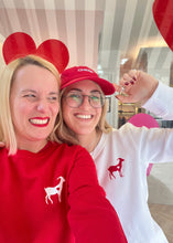 Load image into Gallery viewer, Valentine’s Crewneck Sweatshirt (White) THE MOTLEY GOAT