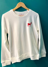 Load image into Gallery viewer, Valentine’s Crewneck Sweatshirt (White) THE MOTLEY GOAT