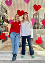 Load image into Gallery viewer, Valentine’s Crewneck Sweatshirt (White) THE MOTLEY GOAT