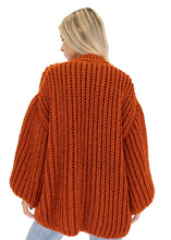 Φόρτωση εικόνας στο εργαλείο προβολής Συλλογής, Merino Button-Up Cardigan MUMSHANDMADE (Ginger)