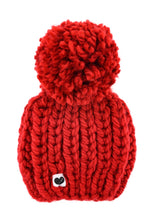 Φόρτωση εικόνας στο εργαλείο προβολής Συλλογής, Ribbed PomPom Beanie MUMSHANDMADE (RED)