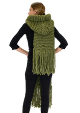 Φόρτωση εικόνας στο εργαλείο προβολής Συλλογής, Hooded Fringes Scarf MUMSHANDMADE (Khaki)