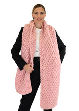 Φόρτωση εικόνας στο εργαλείο προβολής Συλλογής, Blanket Scarf MUMSHANDMADE (Pink)