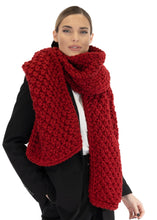 Φόρτωση εικόνας στο εργαλείο προβολής Συλλογής, Blanket Scarf MUMSHANDMADE (Red)