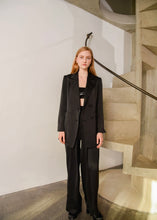 Load image into Gallery viewer, CHARM SATIN PANTS BLACK