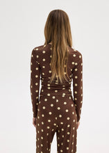 Load image into Gallery viewer, WENDY TOP POLKA BROWN/BUTTER SUNSETGO
