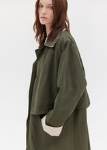 Load image into Gallery viewer, MATHIEW MONOCHROME TRENCH COAT (KHAKI) SUNSETGO
