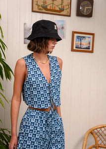 PALM RUM VEST BLUE ARPYES