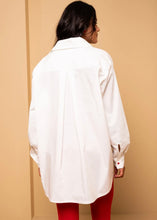 Load image into Gallery viewer, Maya Shirt White Cotton Poplin Πουκάμισο Petit Boutik
