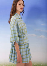 Load image into Gallery viewer, LOQUAT SHIRT-DRESS LIGHT BLUE ARPYES
