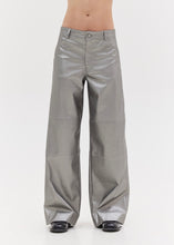 Load image into Gallery viewer, INAYA LEATHER PANTS (SILVER) SUNSETGO
